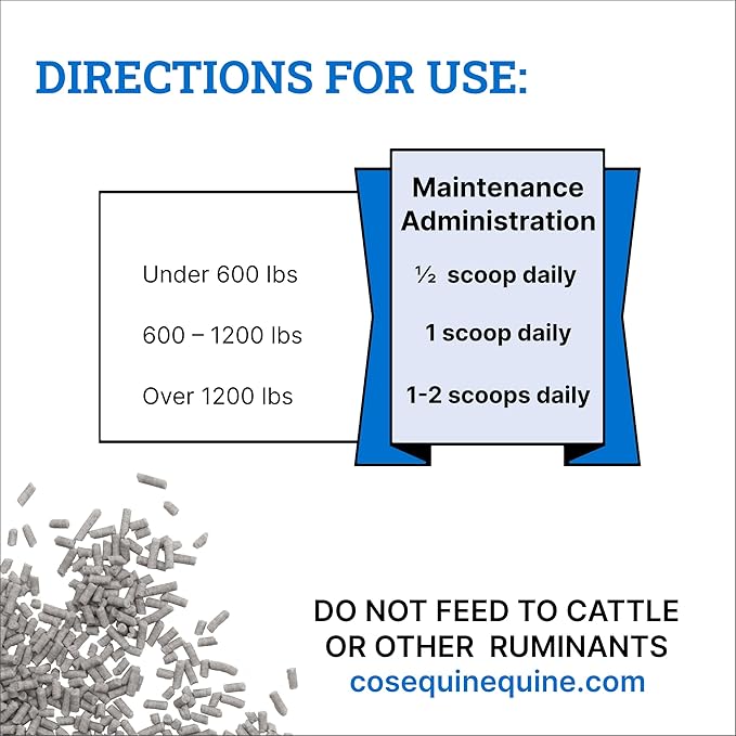Nutramax Laboratories Cosequin ASU Joint & Hoof Pellets Joint Health Supplement for Horses - Pellets with Glucosamine, Chondroitin, MSM, and Biotin, 1200 Grams