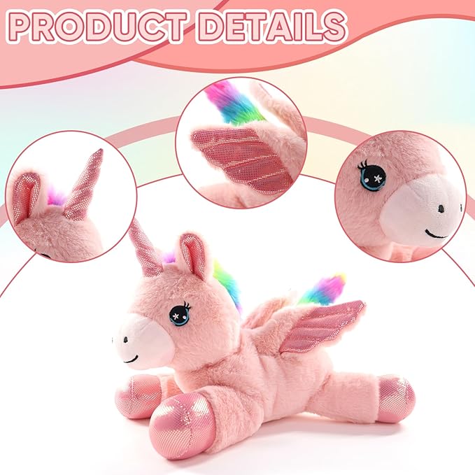Sew Butiful Unicorn Stuffed Animal, 12in/30cm, Cute Plushies for Girls,Stuffed Unicorn Plush Birthday Gifts Soft Plush Toys Set for Baby, Toddler, Girls, Kids,Decor