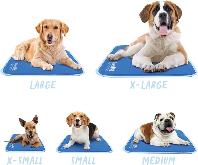 The Green Pet Shop Cool Pet Pad - Small, Disney’s Stitch - Self-Cooling, Pressure Activated Mat for Dogs & Cats from 9-20 lbs - Non-Toxic Gel, No Water Needed