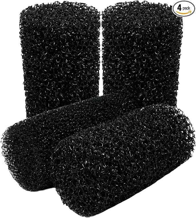 4-Pack Sponge Replacement for OQTTNEO Aquarium Internal Filters