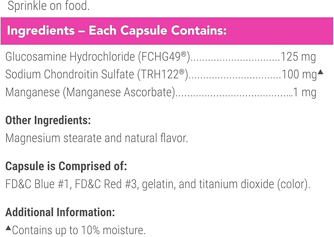 Nutramax Cosequin Joint Health Supplement for Cats - With Glucosamine and Chondroitin, 80 Capsules (Pack of 2)