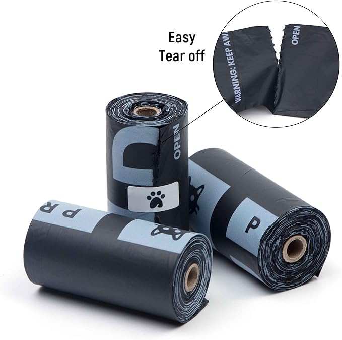 100% Certified Compostable Dog Poop Bags - Dr. C's Premium Dog Poop Bags - 270 Bags / 18 Rolls, Extra thick, Leak Proof, Unscented, Plant Based and Earth Friendly