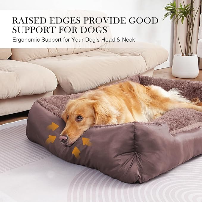 Dog Bed for Medium Dogs, Durable Comfortable Pet Bed Up to 30/50/90/100 lbs, Self-Warming and Washable