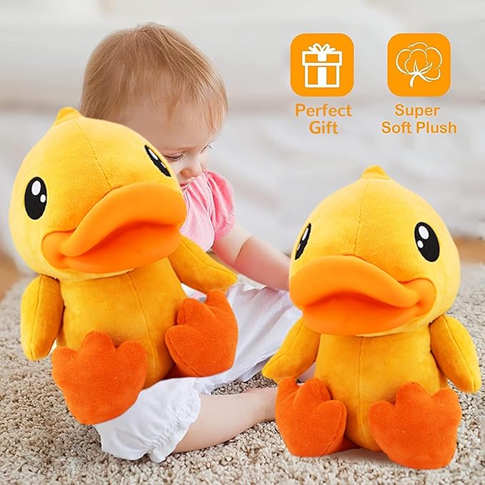 Plush Toy Baby Doll Stuffed Animal 22 Inches, 56 cm [Skin-Friendly & Comfortable] Unique 3D Duckbill Design, Plush Kids Toys Gift for Boys and Girls of All Ages