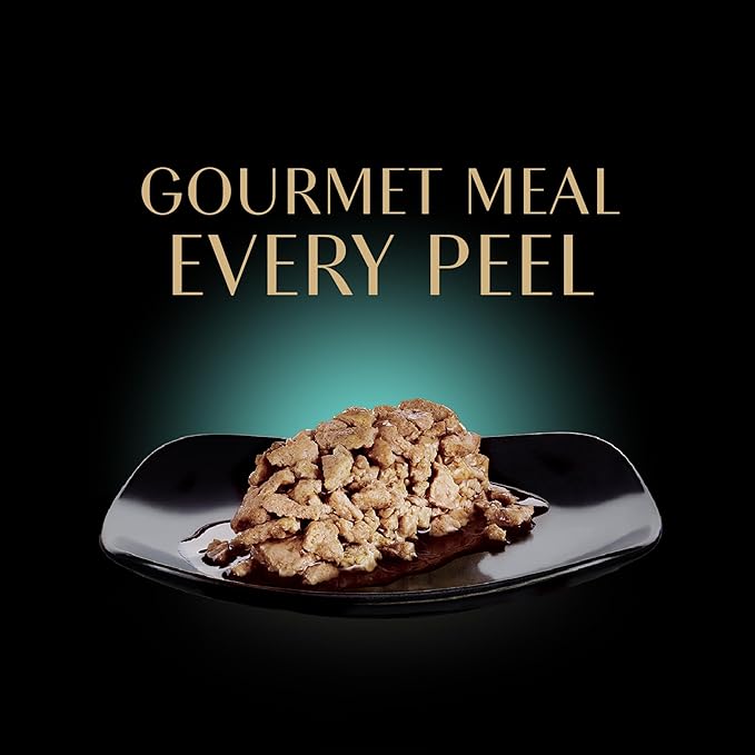 Sheba Perfect Portions Wet Cat Food Cuts in Gravy Variety Pack, Roasted Chicken Entree, with Sustainable Salmon, 2.6 oz. Twin-Pack Trays (18 Count, 36 Servings) (Pack of 2)