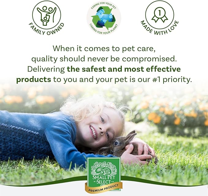 Small Pet Select Pine Pellet Bedding 8lb, Litter Pellets for Rabbit, Guinea Pig, Hamster, Bunny and other Small Animals, Made in USA, 8lb