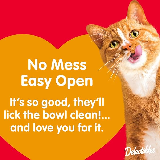 Hartz Delectables Stew Lickable Wet Cat Treats for Adult & Senior Cats, Chicken & Veggies, 1.4 Ounce (Pack of 12) (Packaging may vary)