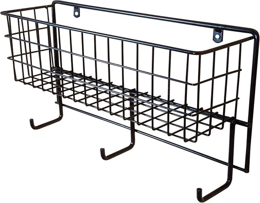 Basket & Tack Rack for Horse | Sturdy, Multi-Function, Mounted Design | 5 Year Warranty