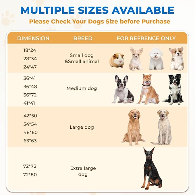 Fostanfly Washable Pee Pads for Dogs, 2 Pack Reusable Super Absorbent Potty Pads, Non-Slip and Leak-Proof 54"x54" for Whelping, Extra Large Potty Training Washable for Puppy