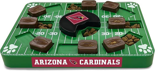 Pets First NFL Arizona Cardinals Puzzle Toy, Puzzle Treat Dog Toy, Interactive Dog Treat Toy, Dog Puzzle