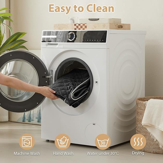 WNPETHOME Orthopedic XL Dog Bed for Crate, Waterproof Extra Large Dogs Bed with Removable Washable Cover, Multi-Needle Quilting Dogs Crate Bed