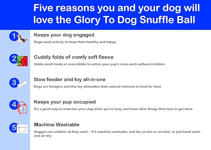 Puppy and Small Breed Snuffle Interactive Foraging Dog Puzzle Ball Toy Christmas Green and Red