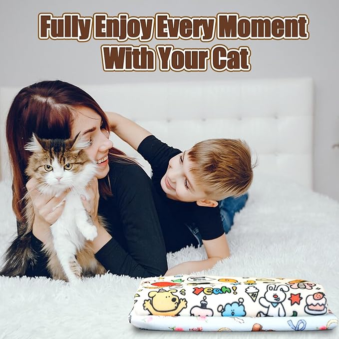 21.7" Cat Grooming Wrap Cat Wrap for Cutting Nails Cat Restraint for Nail Clipping Cat Swaddle Wrap Cat Burrito Wrap M(Within 6lbs) Anti-Scratch Anti-Escape Multifunctional Pet Tool