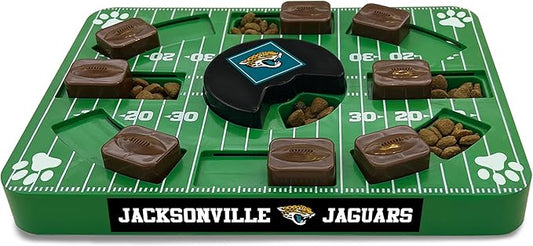 Pets First NFL Jacksonville Jaguars Puzzle Toy - Interactive Dog Treat Puzzle