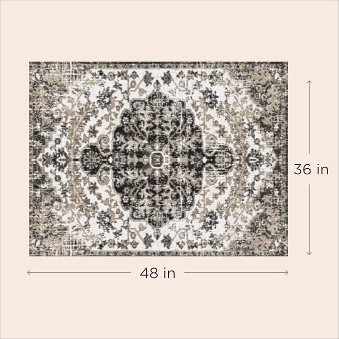 LOVEWAG Washable Dog Pee Pads, 36" x 48",Waterproof, Non-Slip, Super Absorbent, Reusable Machine-Washable, 2-Pack (Moonlit Night)