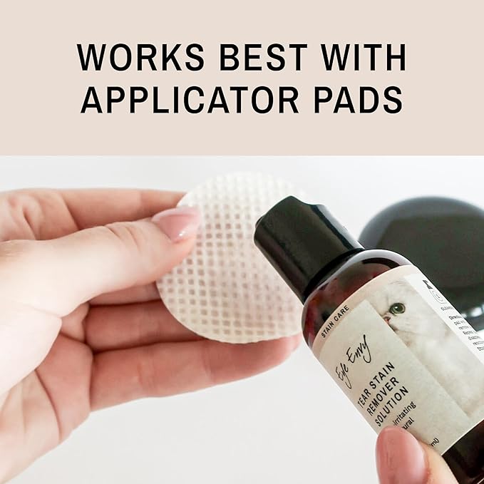 Eye Envy Tear Stain Remover Solution for Cats. 100% Natural, Safe. Treats The Cause of Stains. Recommended by Breeders, Vets, Groomers. Remove Eye Stains from Persians and Exotics. 16 oz. Made in USA