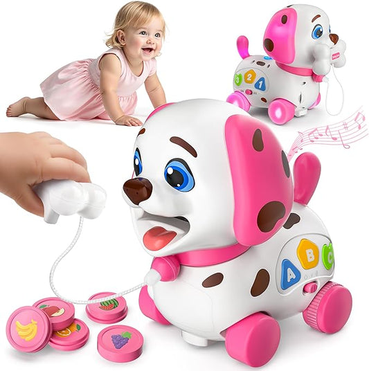Puppy Toy for 1 Year Old Girl Gift, Musical Baby Toy 6-12-18 Month, First Birthday Gifts for 1 Year Old Girl Boy, Educational Infant Toys for 7 8 9 10-12 Month