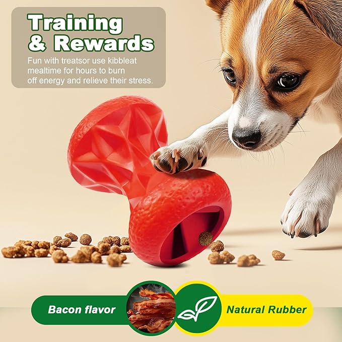 Interactive Durable Bones Dog chew Toys for Aggressive chewers Rubber Dog Toys for Boredom and stimulating