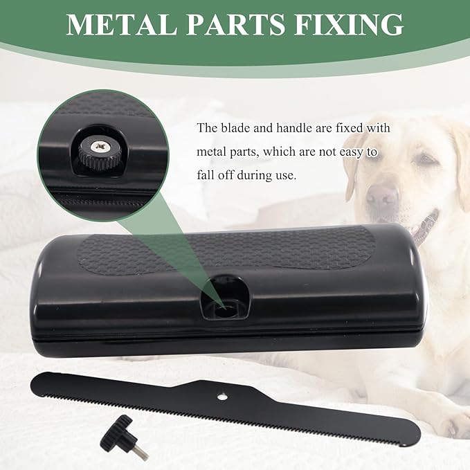 Deshedding Brush, Brush fro Shedding Grooming for Cats, Dogs, Rabbits, Horses Non-Slip Handle, Comfortable to Hold, Can Help pet Remove Shed Hair.