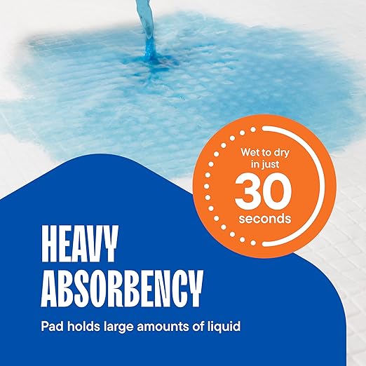 Puppy Pads Pet Pee Pads 34" x 36" [100-Count] Pet Training Disposable Pads, Extra Large Breed, Leak-Proof, Bulk Case Pack - for Golden Retrievers, Boxers, Great Danes, Heavy Duty Surface Protector