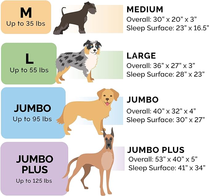 Furhaven Cooling Gel Dog Bed for Large Dogs w/ Removable Bolsters & Washable Cover, For Dogs Up to 125 lbs - Plush & Suede Sofa - Almondine, Jumbo Plus/XXL