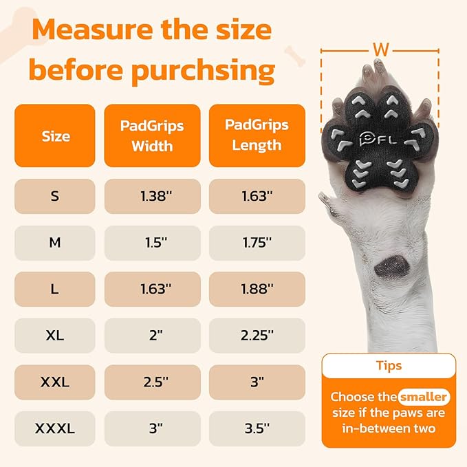 Non-Slip Dog Paw Protector Pads for Senior Dogs, Dog Paw Traction Stickers with Anti-Slip Rubber, Help Dogs Walk on Hardwood Floor, Pink 48pcs, XXXL for 80+lbs