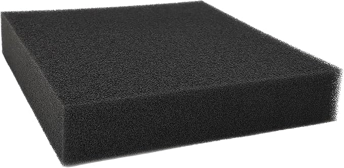 Aquarium Bio Sponge Pad Filter Media for Fish Tank,20/30/40PPI Open Cell Coarse Foam Block Foam Pre Filter Sponge (11" Lx 10.25" W x 2" H 40PPI)