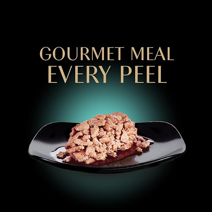 Sheba Perfect Portions Wet Cat Food Cuts in Gravy Variety Pack, with Sustainable Salmon, Tender Trout Entree, and with Sustainable Tuna, 2.6 oz. Twin-Pack Trays (24 Count, 48 Servings)