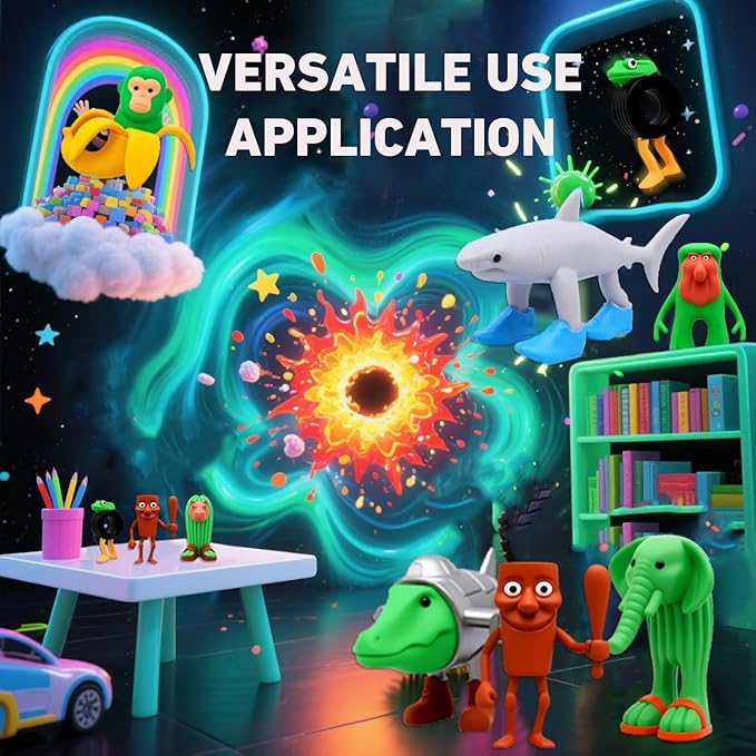 Tralalero Tralala Action Figure, Meme Shark Figures Toys, Collectible Animals Figurine Doll Gifts for Fans (12PCS)