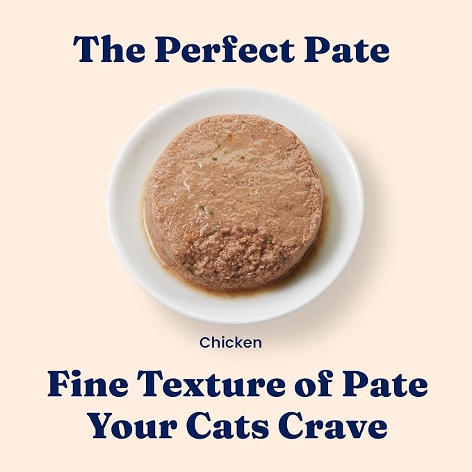 Solid Gold Wet Food Pate Flavorful Feast - 3 Count Sample Pack - Canned Cat Food Made with Real Chicken - Grain Free for Sensitive Stomach & Healthy Living