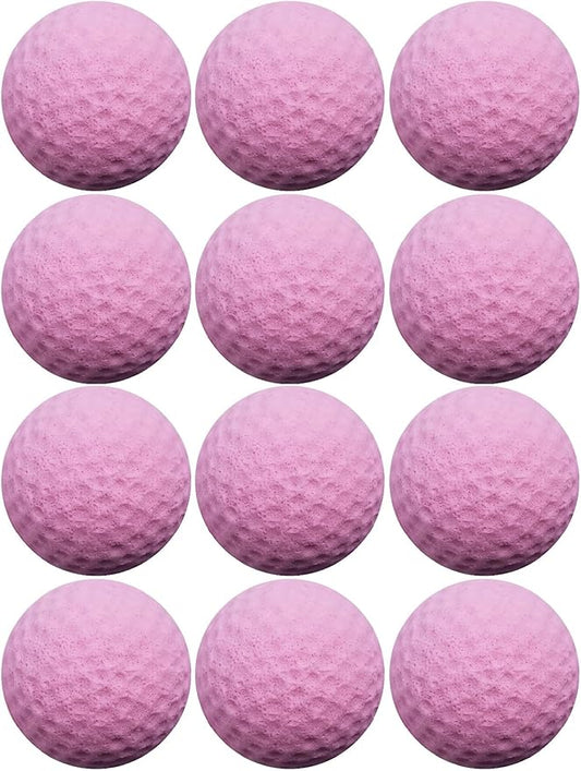 Cat Golf Balls for Indoor Cats Toy Ball Kitten Toys Interactive Cat Ball Sponge Foam Sponge Soccer Balls (Magenta)