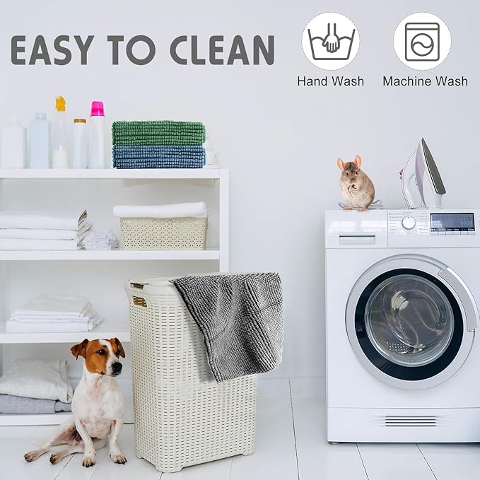 Amylove 4 Pcs Guinea Pig Cage Liner Guinea Pig Bedding Washable Fleece Pee Pads Reusable Small Animals Training Mat Small Animal Sleeping Bed for Bunny Hamster(Mixed Colors,12 x 12 Inch)