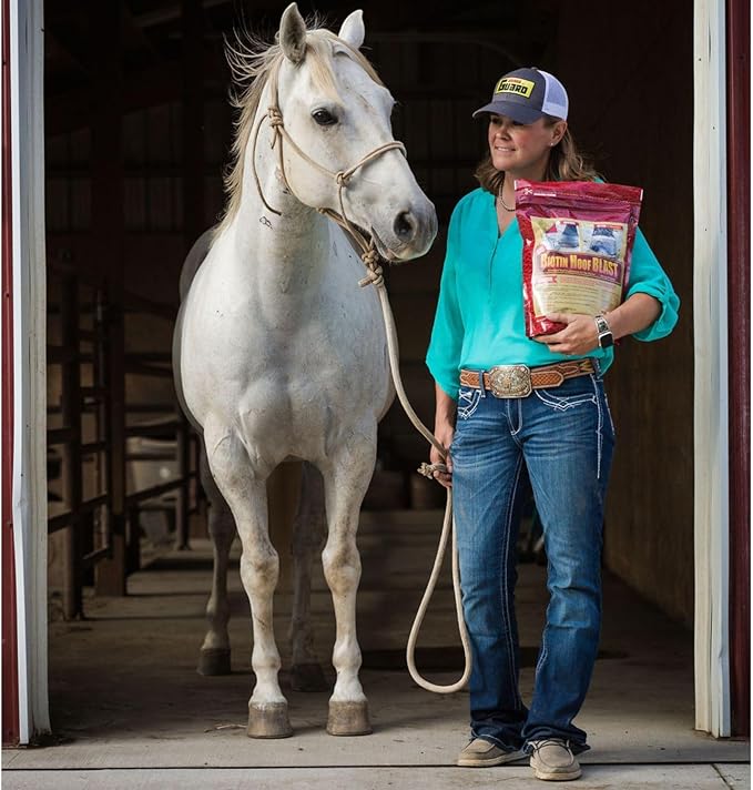 Horse Guard Hoof Supplements for Horses - 80 Servings - Biotin Hoof Blast 10lb Bag with 100mg Biotin per Serving - Concentrated Equine Hoof Health, Strengthener with MSM, Methionine, Zinc