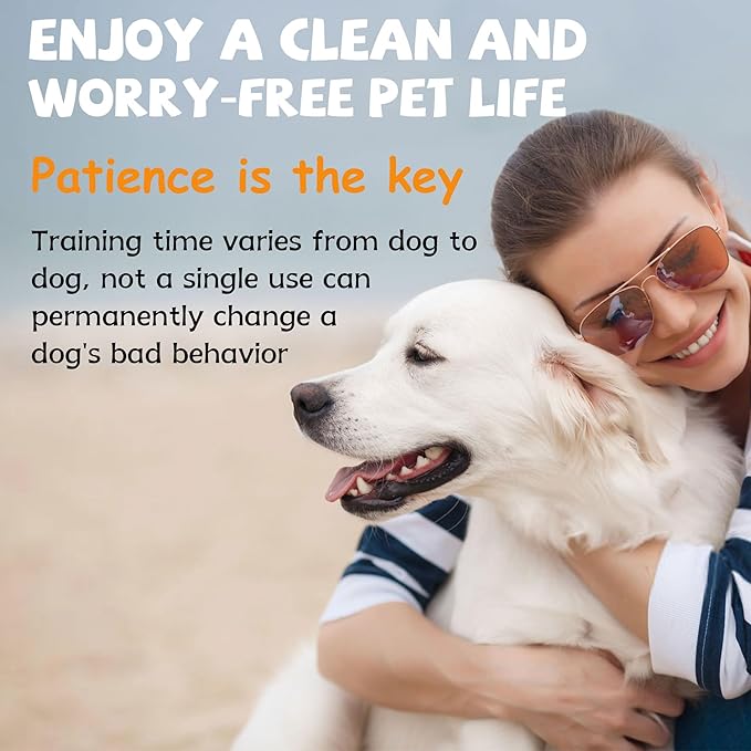 Dog Potty Spray Set, No-Go Spray & Potty Training Spray, Puppy Essentials, Stops Urination & Marking, Indoor and Outdoor Use (3.38 fl oz)