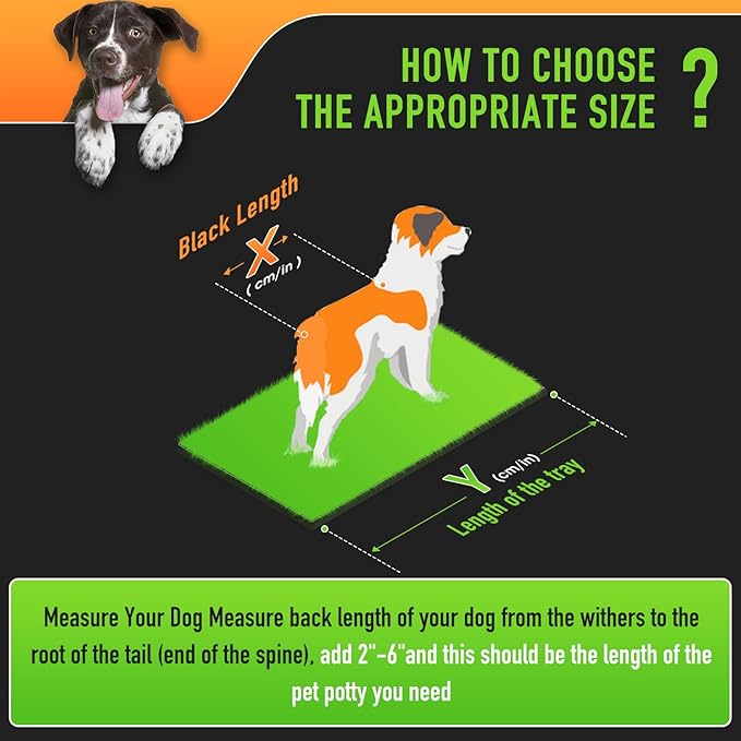 Hompet Dog Grass Pad with Tray Large, 46.8"x29", 2 Reusable Artificial Turf for Dogs Potty, Waterproof Non-Slip Washable Pee Pads, Quickly Absorbency Portable Dog Litter Box for Indoor/Outdoor Use