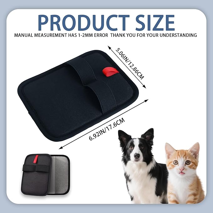 Pet Hair Remover,2 PCS Pet Hair Removal Glove,Electrostatic Gloves for Cats&Dogs,New Upgrade Efficient Grooming Gloves for Pet Hair,Reusable Animal Fur Removal Tool for Couch,Furniture,Carpet,Curtain