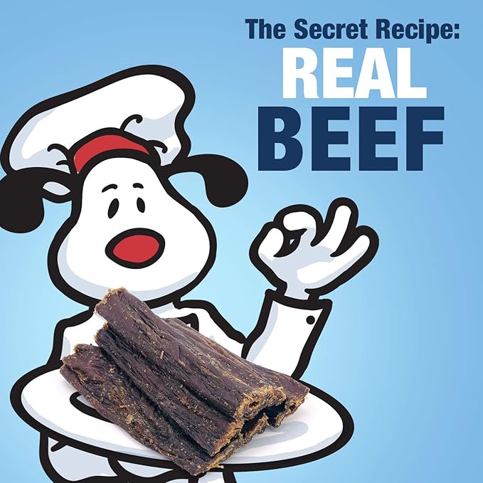 ValueBull Beef Jerky Gullet Sticks, Premium Dog Chews, 6 Inch, 400 Count Wholesale Pack - Natural Collagen, Glucosamine & Chondroitin for Joint Health, Single-Ingredient Beef Esophagus