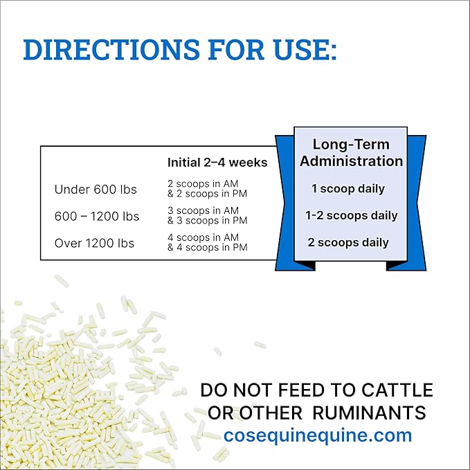 Nutramax Cosequin Original Pellets Joint Health Supplement for Horses - with Glucosamine and Chondroitin, 910 Grams
