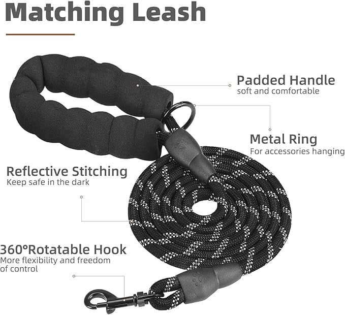 PUPTECK No Pull Dog Harness Small Sized, Adjustable Reflective Dog Harness with Handle Easy Control, Comfortable Soft Padded Pet Vest Harness for Small Dogs, Plaid Black S