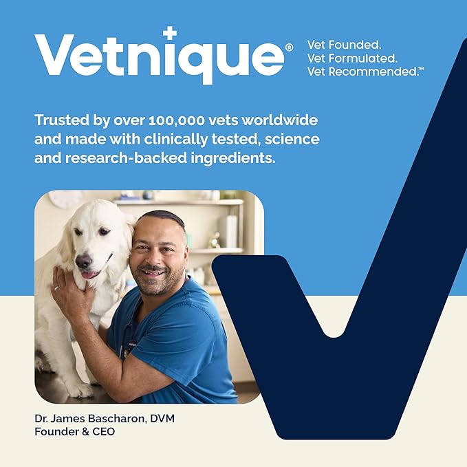 Vetnique Labs Glandex Anal Gland Soft Chew Treats with Pumpkin for Dogs Digestive Enzymes, Probiotics Fiber Supplement for Dogs Boot The Scoot (Bacon/Pork Chews, 120 Count)