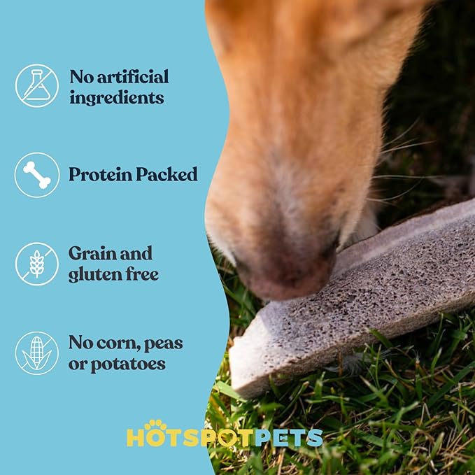 hotspot pets Premium Split Elk Antlers for Dogs - 7+ Inch Large Dog Antler Chews (4 Pack) Made in USA, Naturally Shed Antler Bone for Large Breed Aggressive Chewers - Promotes Dental Hygiene