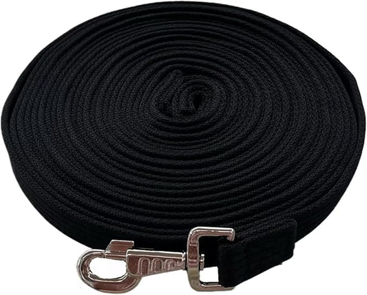 Premium Horse Training Lunge Line with Alloy Trigger Buckle for Accurate Equestrian Training of 26 Foot (8 Meters)
