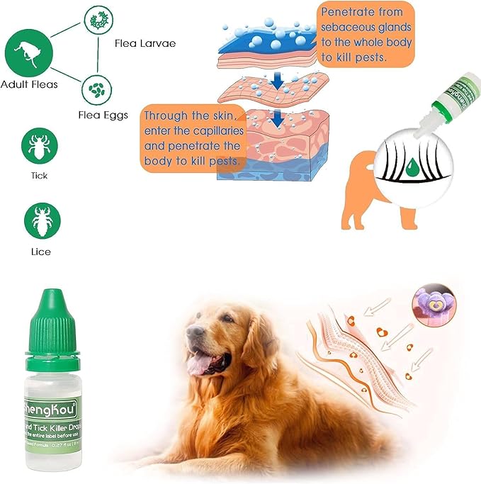 Natural Puppy Flea & Tick Treatment (4-44 lbs) | 9-Month Protection + Free Tools | Vet-Reviewed Formula