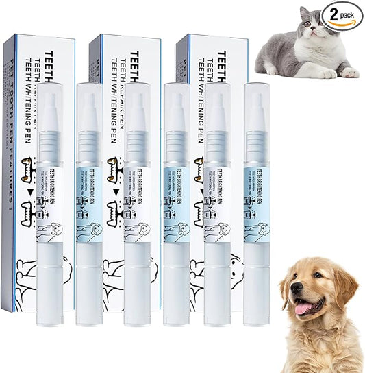 Pet Toothbrush Pen, 2025 Upgrade Pet Oral Repair Gel Dog Teeth Cleaning Pen, Pet Tooth Whitening & Cleaning Teeth Brightening Pens for Dog Cats Dental Care Fresh Breath (3)