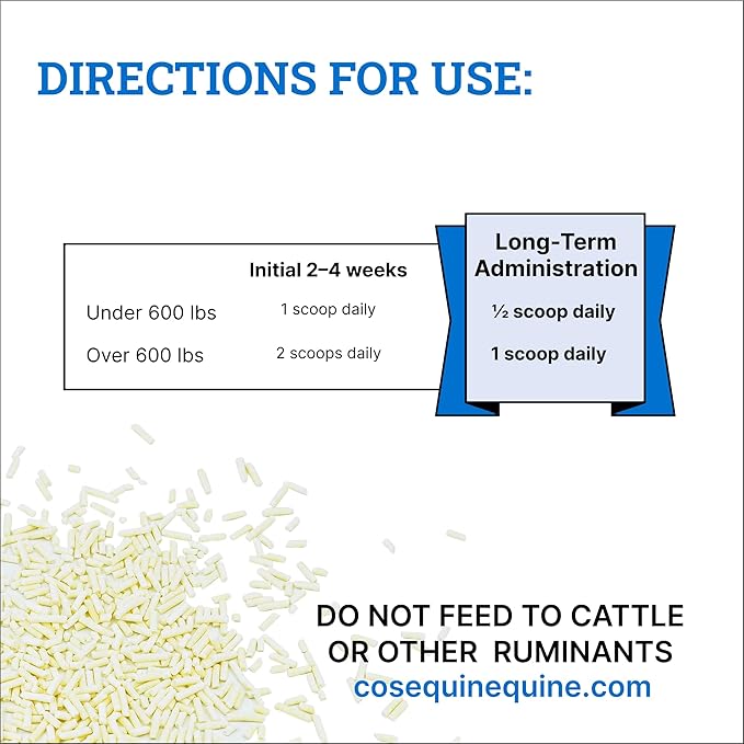 Nutramax Cosequin Optimized Pellets with MSM Joint Health Supplement for Horses - with Glucosamine and Chondroitin, 1400 Grams