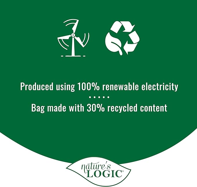 NATURE'S LOGIC Dry Dog Food - 100% Natural - No Synthetics - for All Ages, Sizes, Breeds - Free from Common Allergens, High Protein - Venison Meal Feast, 25lbs