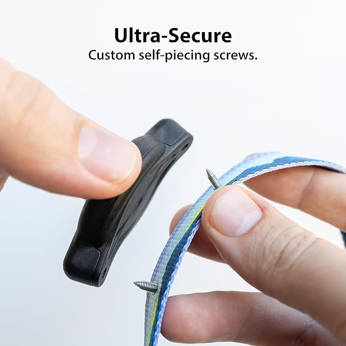 Elevation Lab TagVault™ Compact AirTag Dog Collar Mount (4 Pack) - IP68 Waterproof, Doesn't Dangle, Fits All Width Collars