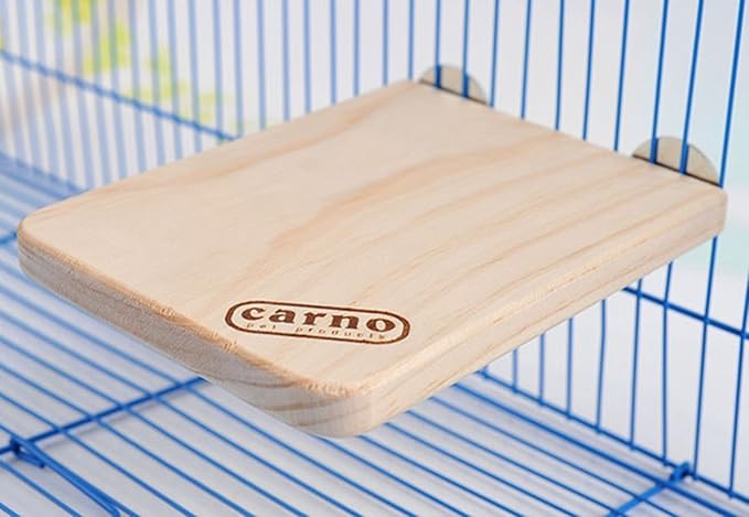 Hypeety Parrot Bird Wooden Platform Perch Pet Dwarf Hamster Gerbil Rat Small Animal Sport Exercise Toy Pet Parrot Bird Cage Perches Square Toy