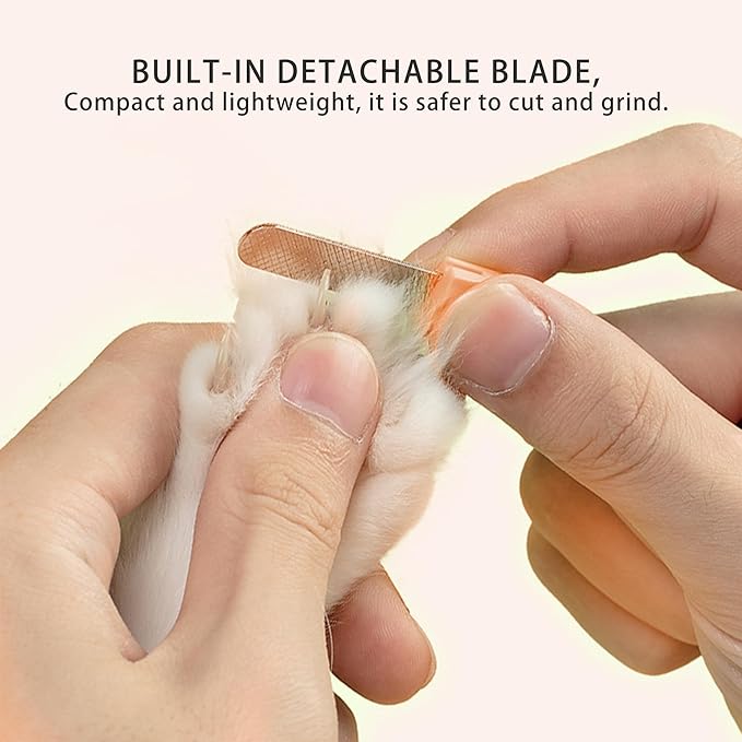 Cactus Shaped Cat Nail Clippers - Durable, Ergonomic Pet Grooming Tool for Cats & Kittens - Safe, Sharp, and Comfortable Claw Trimmer(Orange)