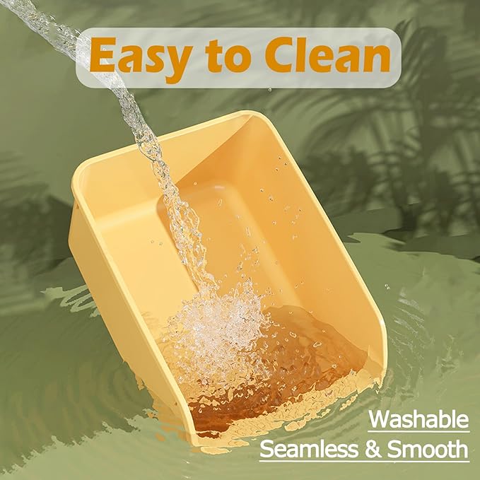 SpaceTime Large Cat Litter Box with High Sides,Cat Boxes for Indoor Cats,Cat Litter Pan for Kitty,Litter Box with Low Entry,Easy to Clean,Anti-Splashing(Pink)